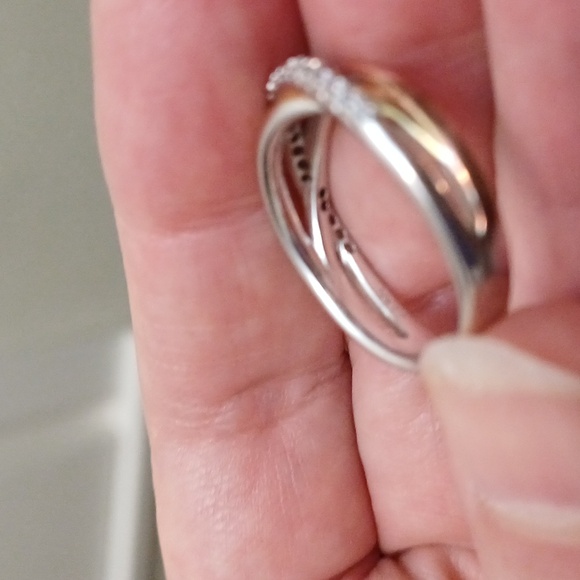 Authentic Prime Art & Jewel PAJ Vermeil Gold 925 SS 14K Gold Plated Faux Diamond - Picture 8 of 12